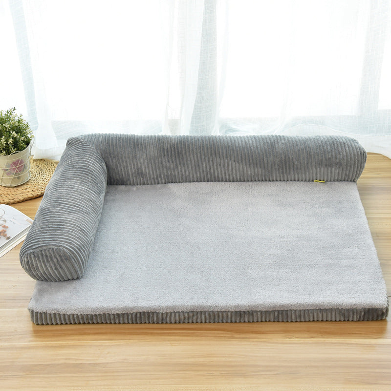 Orthopedic Comfort Dog Bed — memory foam, removable washable cover