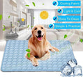 Cooling Ice Silk Pet Mat — self-cooling summer comfort pad for dogs and cats