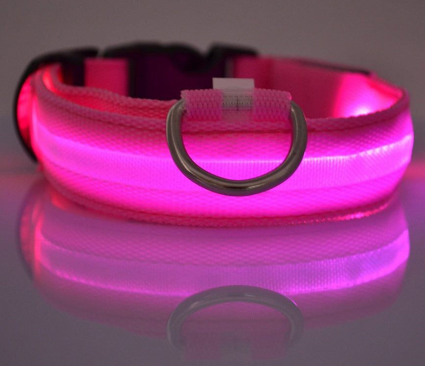 LED Glow Safety Collar for Dogs & Cats