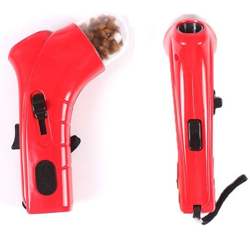 Interactive Food Launcher & Dog Enrichment Toy — spring-loaded kibble catapult