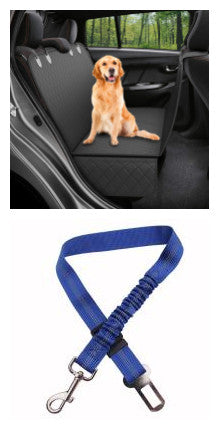 Mesh Dog Car Seat Cover & Hammock Protector — full back-seat coverage, anti-slip