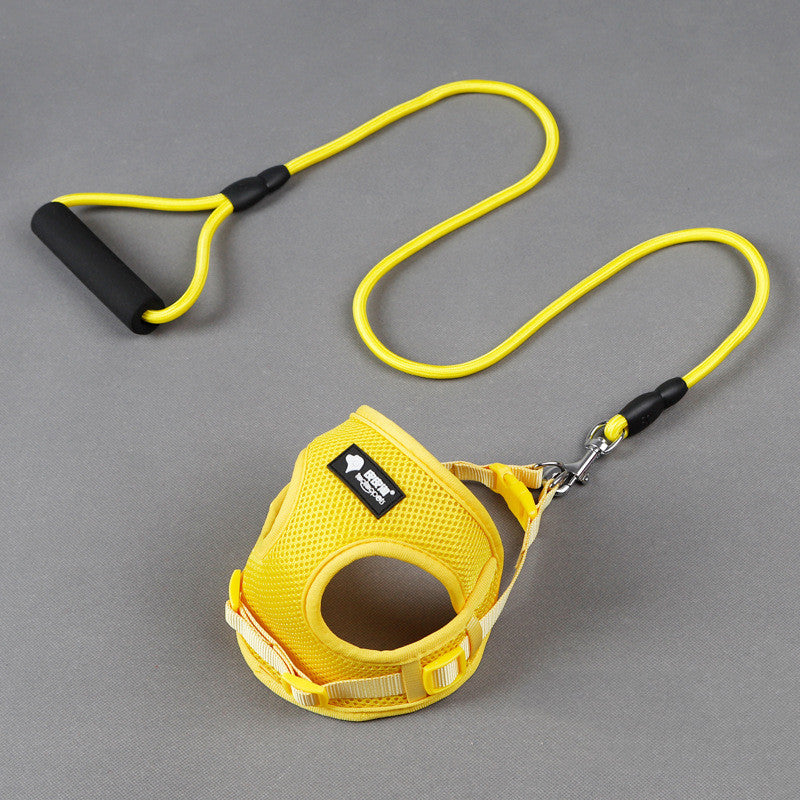Adjustable Reflective Dog Leash & Collar Set — 360-degree reflective stitching