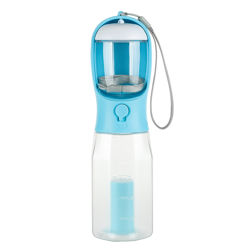 3-in-1 Pet Travel Bottle — Water, Food & Waste Dispenser for dogs and cats