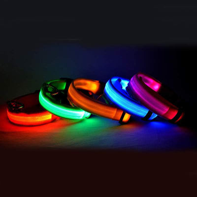 LED Glow Safety Collar for Dogs & Cats