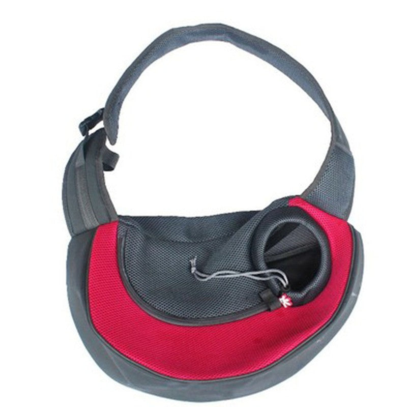 Ventilated Pet Carrier Backpack for cats and small dogs — mesh panels, safety tether