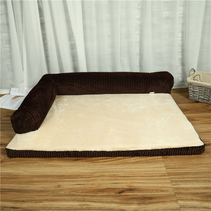 Orthopedic Comfort Dog Bed — memory foam, removable washable cover
