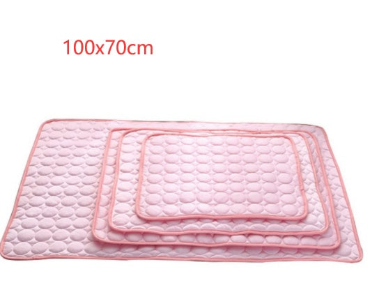 Cooling Ice Silk Pet Mat — Summer Comfort Pad