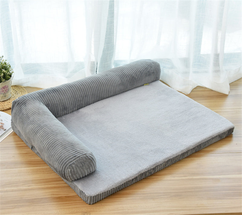 Orthopedic Comfort Dog Bed — memory foam, removable washable cover