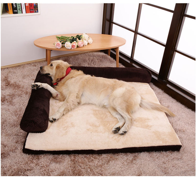 Orthopedic Comfort Dog Bed — memory foam, removable washable cover