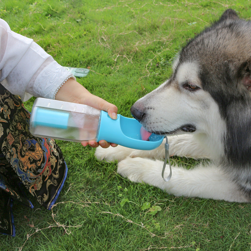 3-in-1 Pet Travel Bottle — Water, Food & Waste Dispenser for dogs and cats