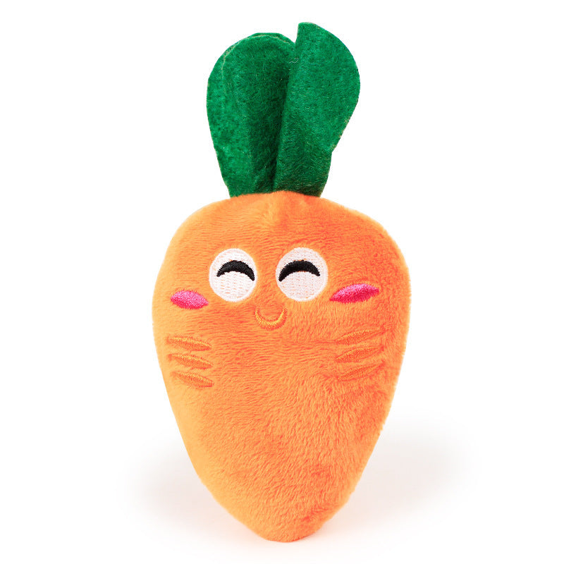 Carrot Plush Snuffle & Chew Toy for Dogs