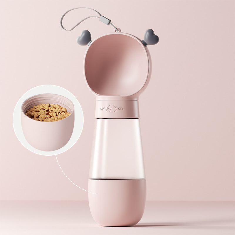 Portable Dog Walking Water Cup & Feeder