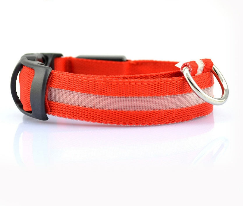 LED Glow Safety Collar for Dogs & Cats