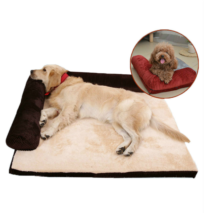 Orthopedic Comfort Dog Bed — memory foam, removable washable cover