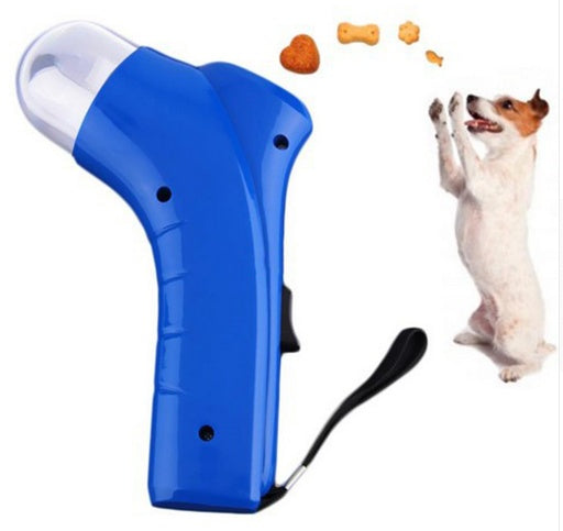 Interactive Food Launcher & Dog Enrichment Toy — spring-loaded kibble catapult