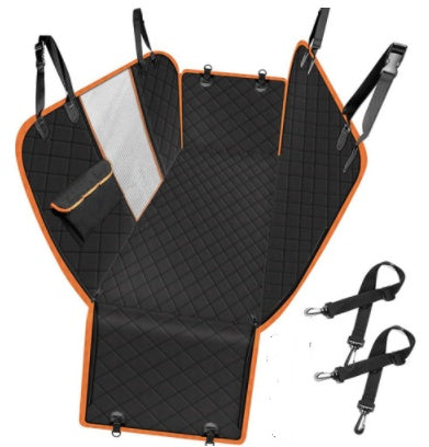 Mesh Dog Car Seat Cover & Hammock Protector — full back-seat coverage, anti-slip