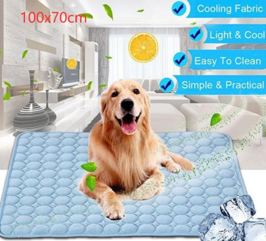 Cooling Ice Silk Pet Mat — Summer Comfort Pad
