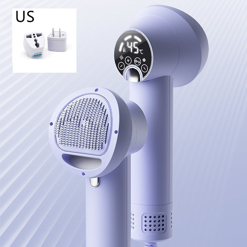 Quiet Smart Pet Hair Dryer & Grooming Comb — low noise, adjustable temperature