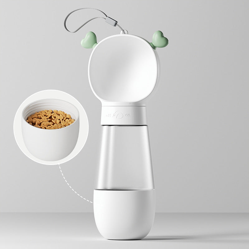 Portable Dog Walking Water Cup & Feeder