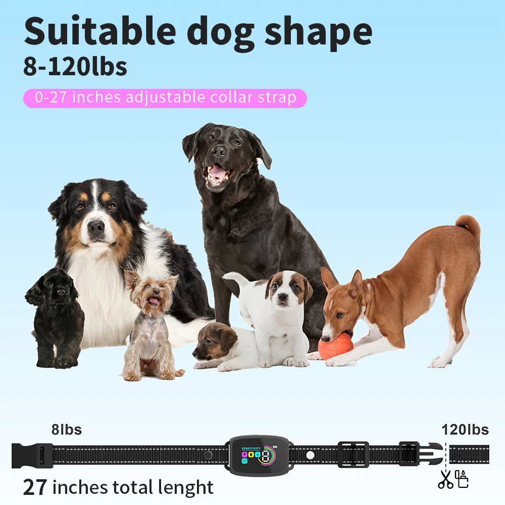 Smart Anti-Bark Rechargeable Dog Training Collar — humane vibration correction