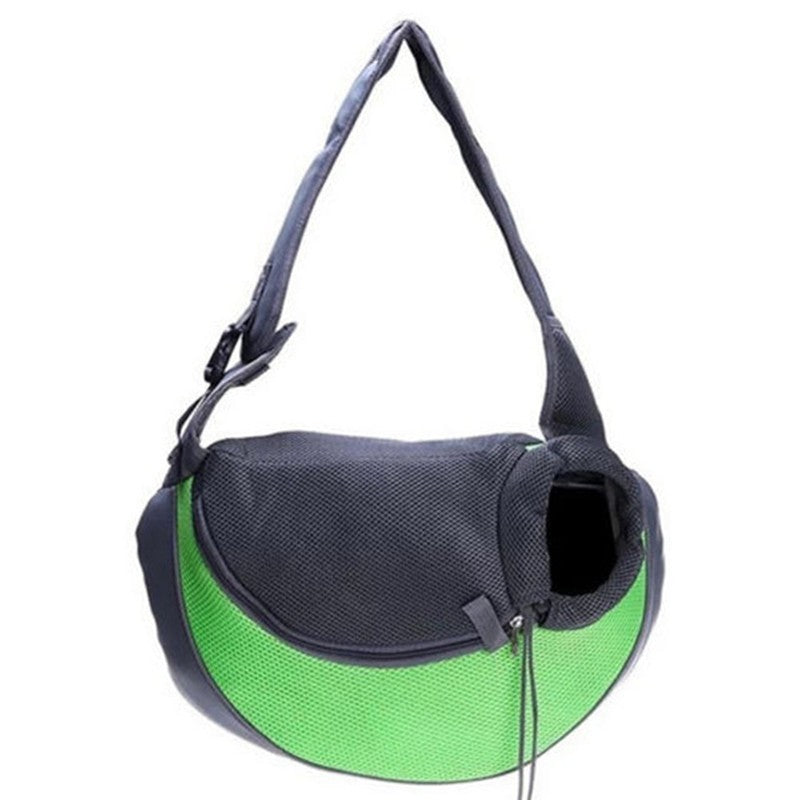 Ventilated Pet Carrier Backpack for cats and small dogs — mesh panels, safety tether