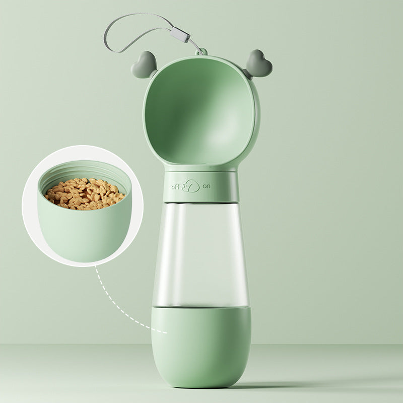 Portable Dog Walking Water Cup & Feeder