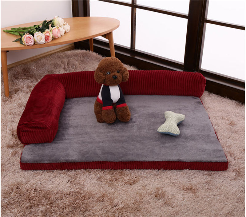 Orthopedic Comfort Dog Bed — memory foam, removable washable cover