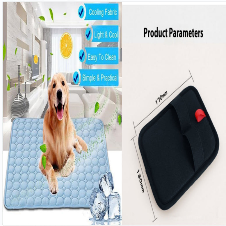 Cooling Ice Silk Pet Mat — Summer Comfort Pad