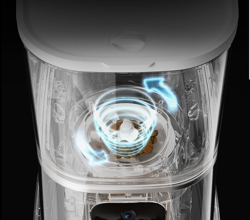 Smart WiFi Auto Pet Feeder with app and voice control — 6L capacity for cats and dogs