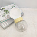 Leak-Proof Portable Pet Water Bottle with bowl — 350ml, press-lock lid