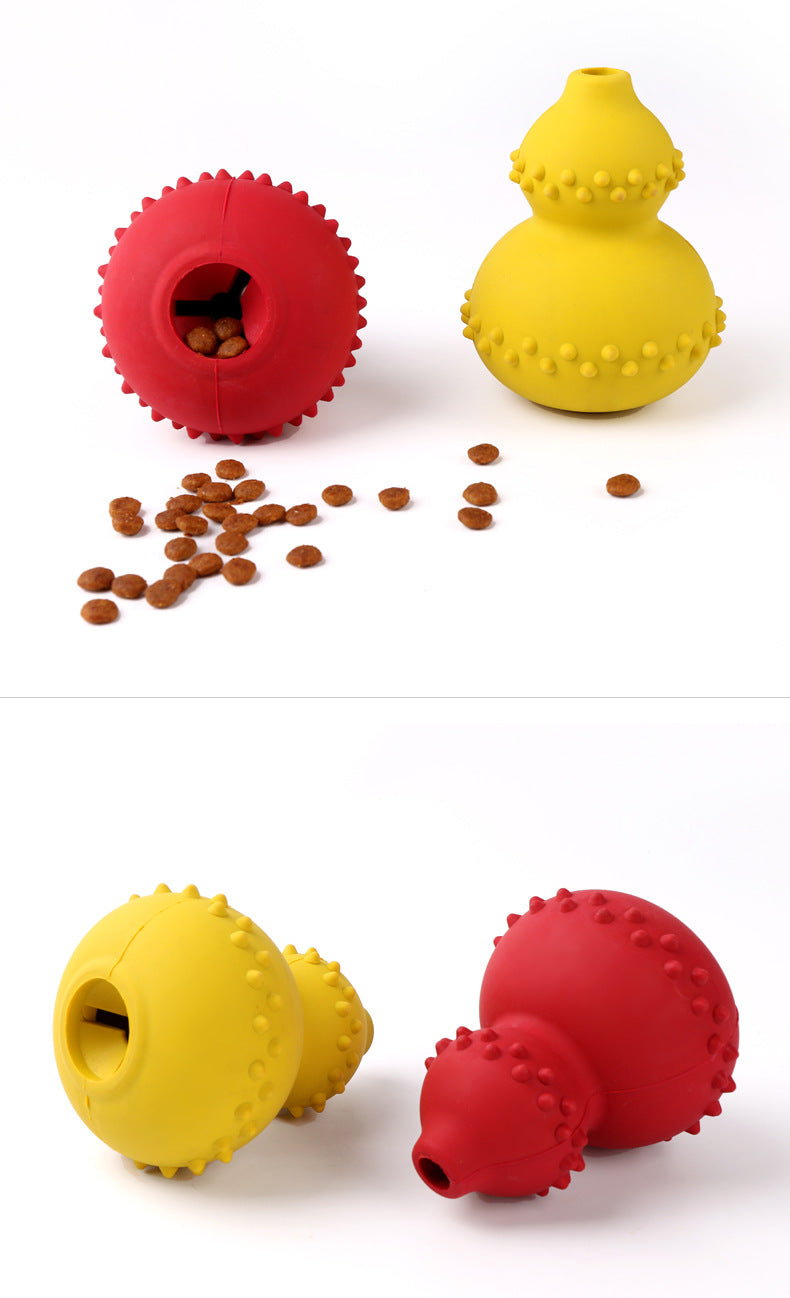 Natural Rubber Dental Chew Toy for dogs — cleans teeth, treat-stuffable