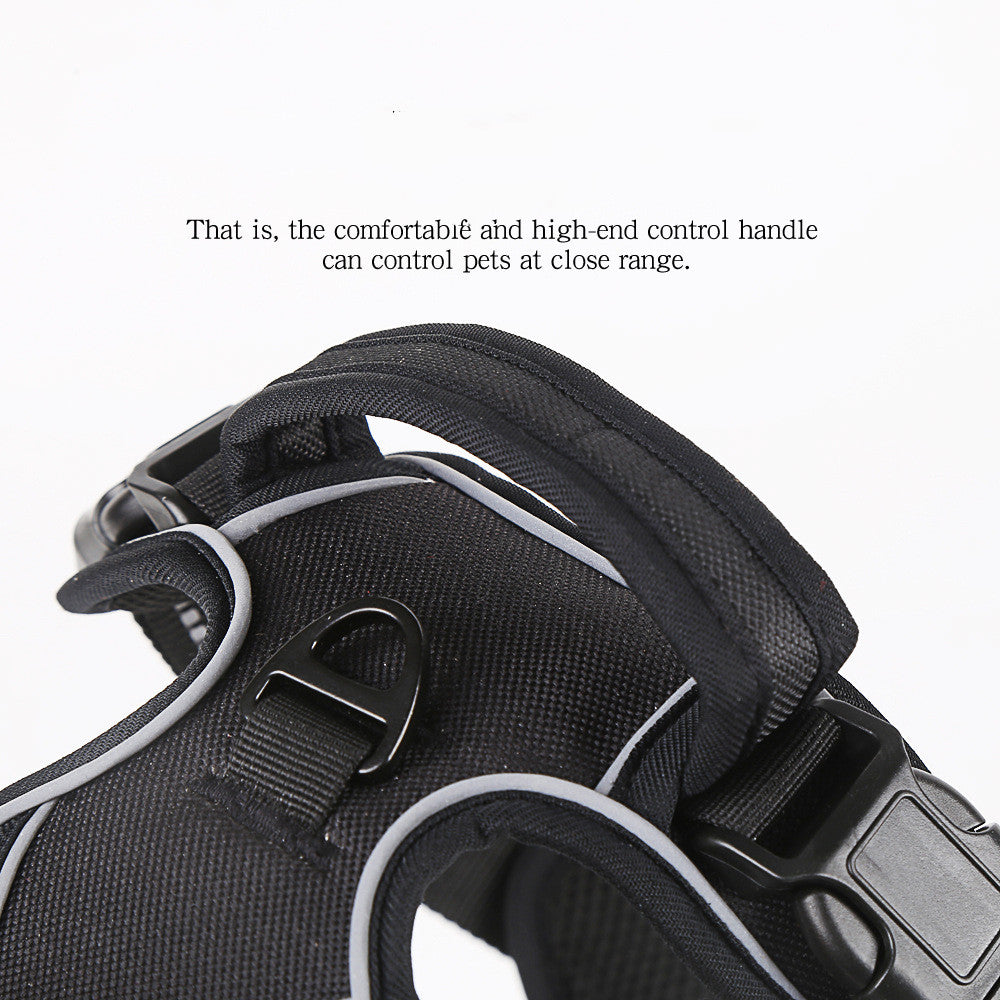 No-Pull Reflective Breathable Dog Harness Vest — front and back D-ring, mesh panels