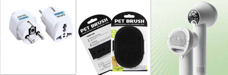 Quiet Smart Pet Hair Dryer & Grooming Comb