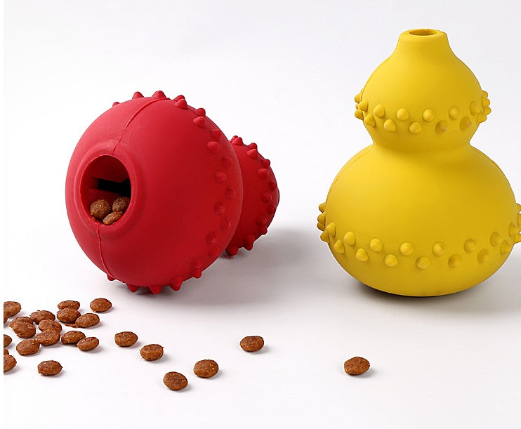 Natural Rubber Dental Chew Toy for dogs — cleans teeth, treat-stuffable