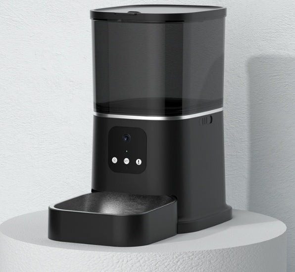 Smart WiFi Auto Pet Feeder with app and voice control — 6L capacity for cats and dogs