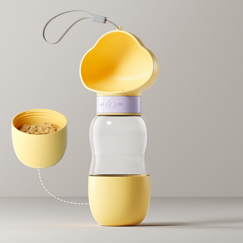 Portable Dog Walking Water Cup & Feeder