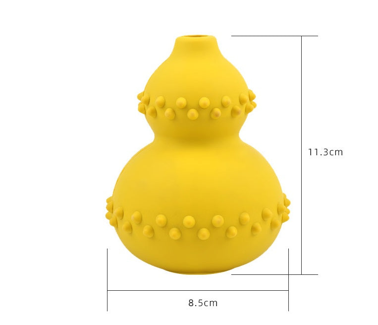 Natural Rubber Dental Chew Toy for dogs — cleans teeth, treat-stuffable