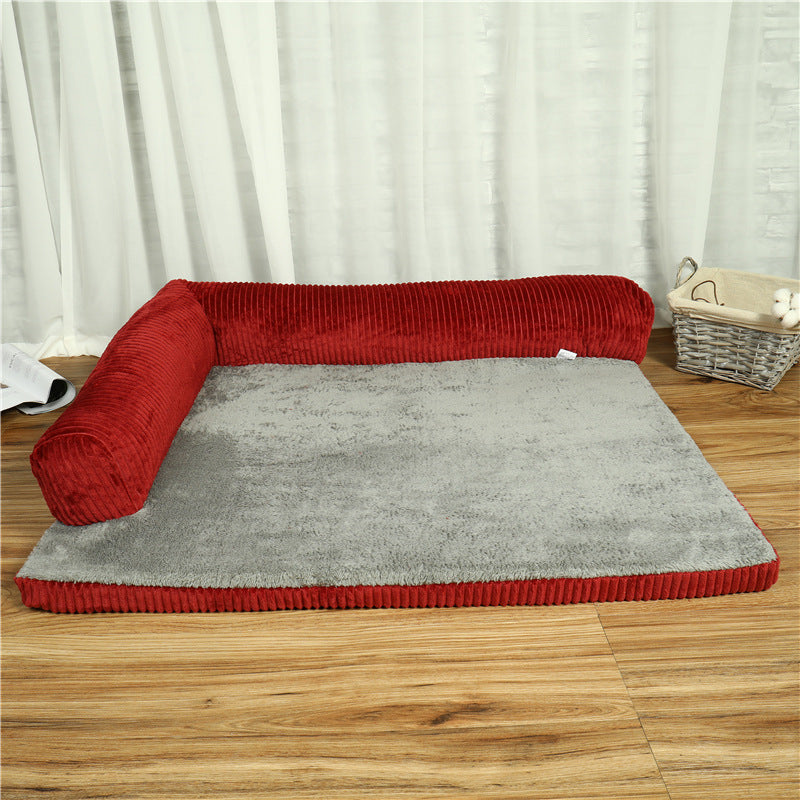 Orthopedic Comfort Dog Bed — memory foam, removable washable cover