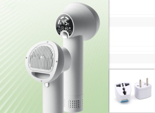 Quiet Smart Pet Hair Dryer & Grooming Comb