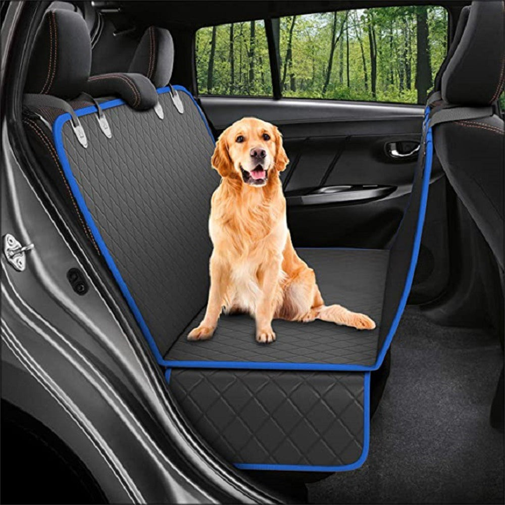 Mesh Dog Car Seat Cover & Hammock Protector — full back-seat coverage, anti-slip