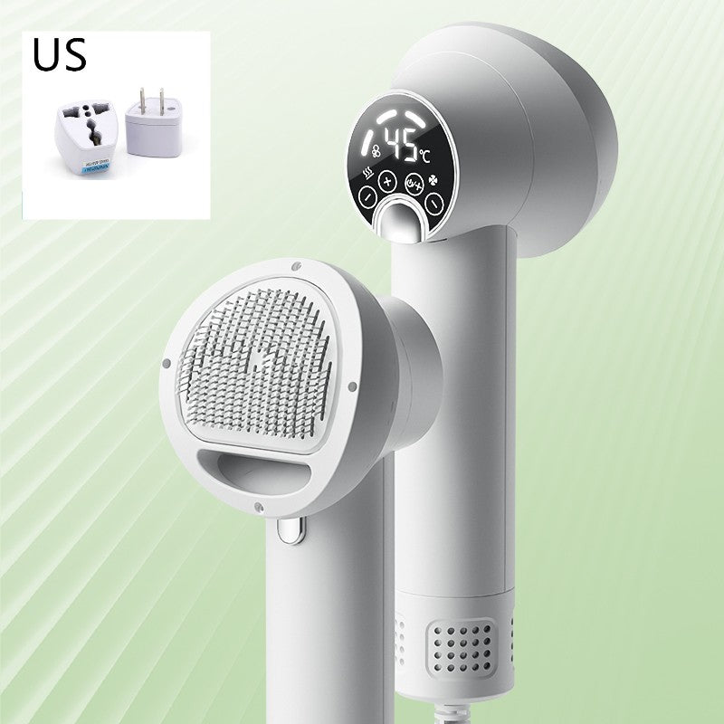 Quiet Smart Pet Hair Dryer & Grooming Comb — low noise, adjustable temperature