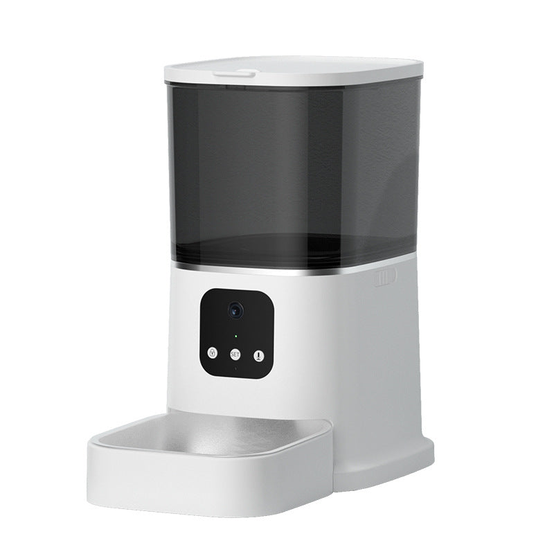 Smart WiFi Auto Pet Feeder with app and voice control — 6L capacity for cats and dogs
