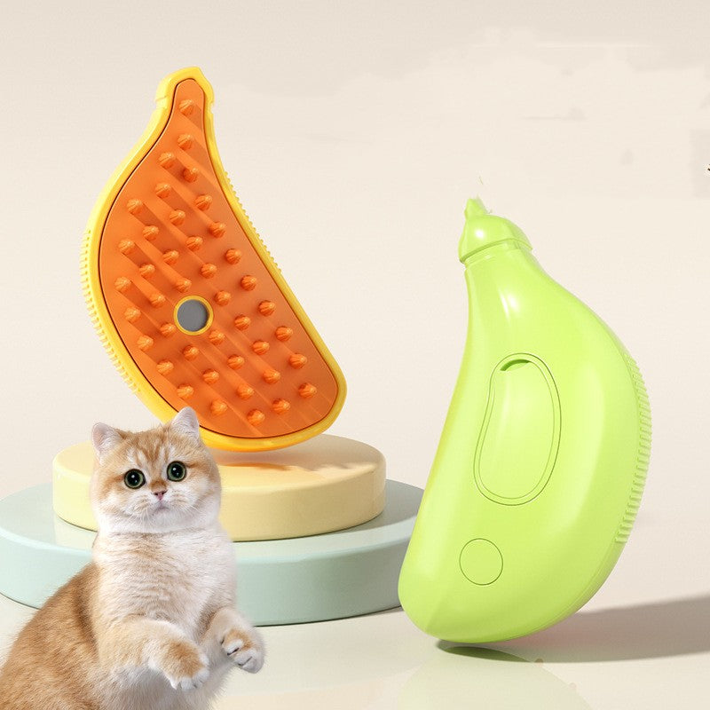 3-in-1 Steam Spray Grooming Brush for dogs and cats — steam comb