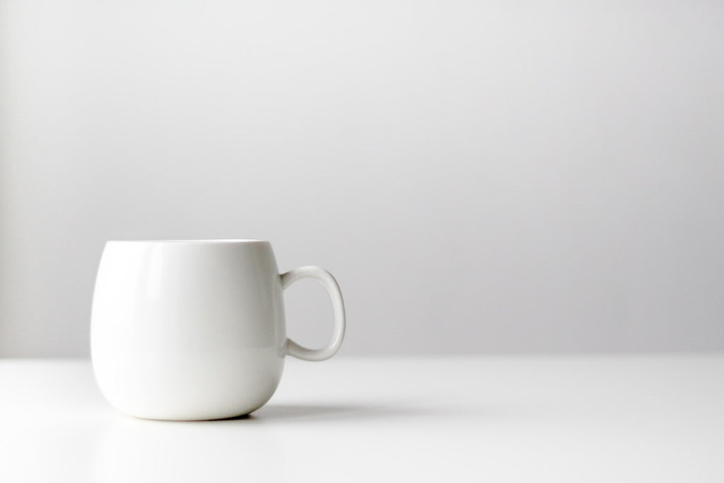 Custom pet photo mug — morning coffee with your pet